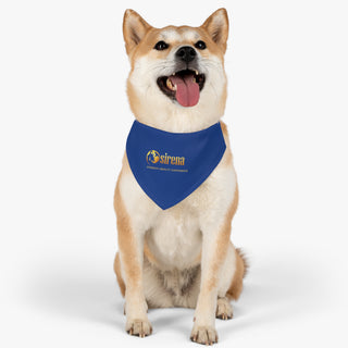 Pet Bandana with Adjustable Collar Fastener