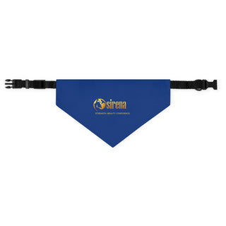 Pet Bandana with Adjustable Collar Fastener