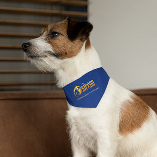 Pet Bandana with Adjustable Collar Fastener